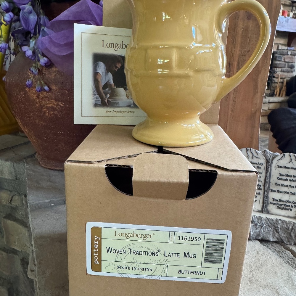 Woven Traditions Latte Mug